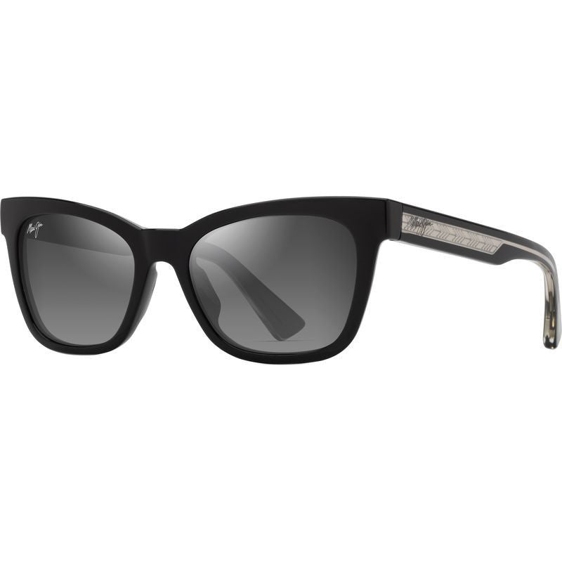 Hiwahiwa, Shiny Black/Neutral Grey Glass Polarised Lenses