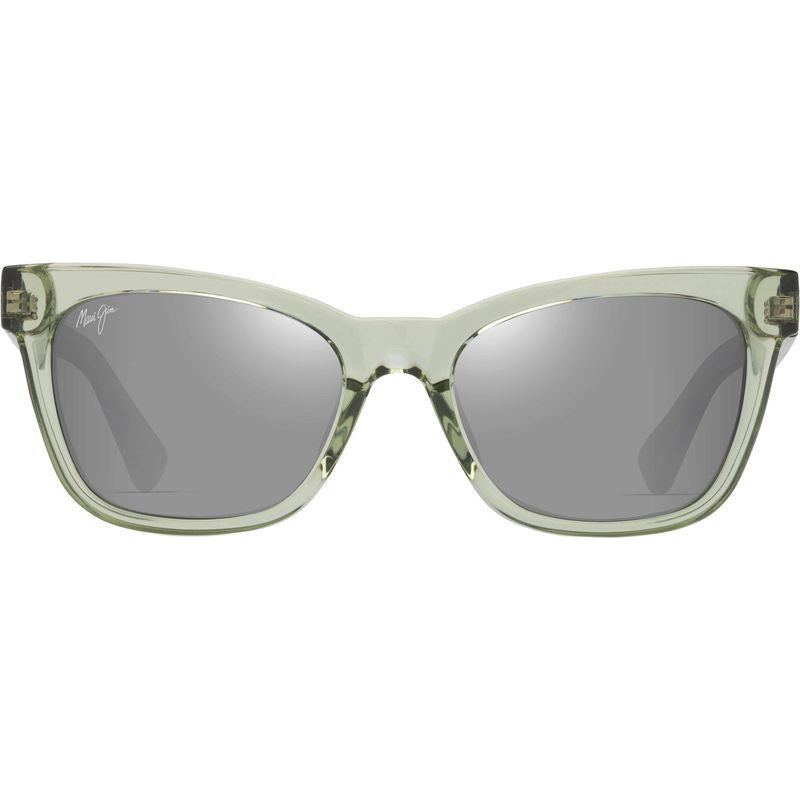 Hiwahiwa, Shiny Transparent Sage/Neutral Grey Glass Polarised Lenses