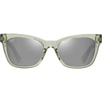 Hiwahiwa, Shiny Transparent Sage/Neutral Grey Glass Polarised Lenses