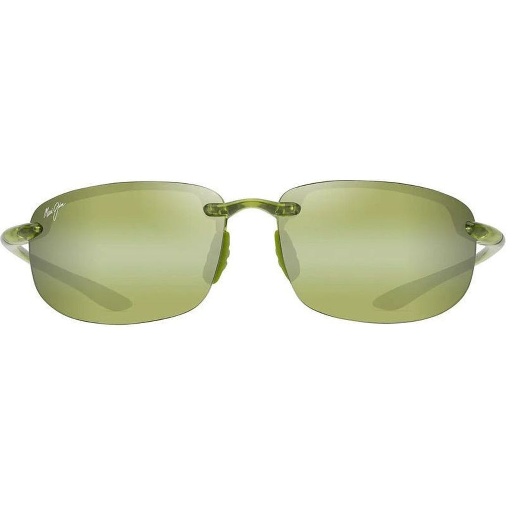 Ho'okipa, Shiny Transparent Light Green/Maui HT Polarised Lenses