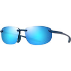 Ho'okipa Ultra Alt Fit, Matte Metallic Blue/Blue Hawaii Polarised Lenses