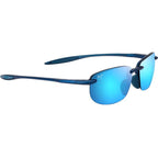 Ho'okipa Ultra Alt Fit, Matte Metallic Blue/Blue Hawaii Polarised Lenses