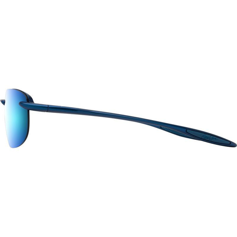 Ho'okipa Ultra Alt Fit, Matte Metallic Blue/Blue Hawaii Polarised Lenses
