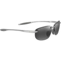Ho'okipa Ultra Alt Fit, Matte Metallic Silver/Neutral Grey Polarised Lenses