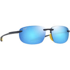 Ho'okipa Ultra Alt Fit, Matte Solid Dark Blue and Yellow/Blue Hawaii Polarised Lenses