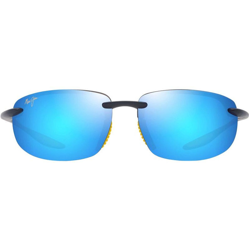 Ho'okipa Ultra Alt Fit, Matte Solid Dark Blue and Yellow/Blue Hawaii Polarised Lenses