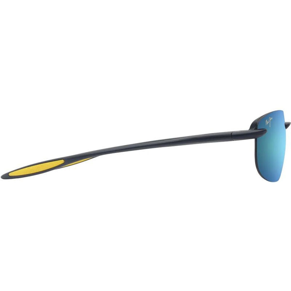Ho'okipa Ultra Alt Fit, Matte Solid Dark Blue and Yellow/Blue Hawaii Polarised Lenses