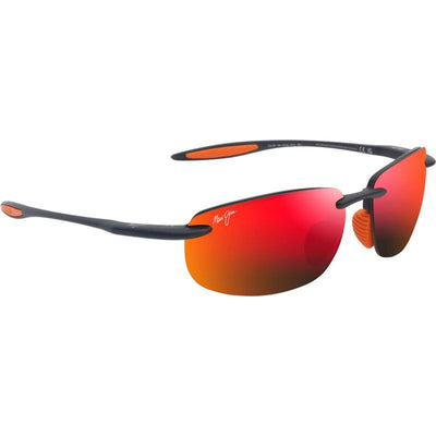 Ho'okipa Ultra, Matte Dark Blue and Orange/Hawaii Lava Polarised Lenses