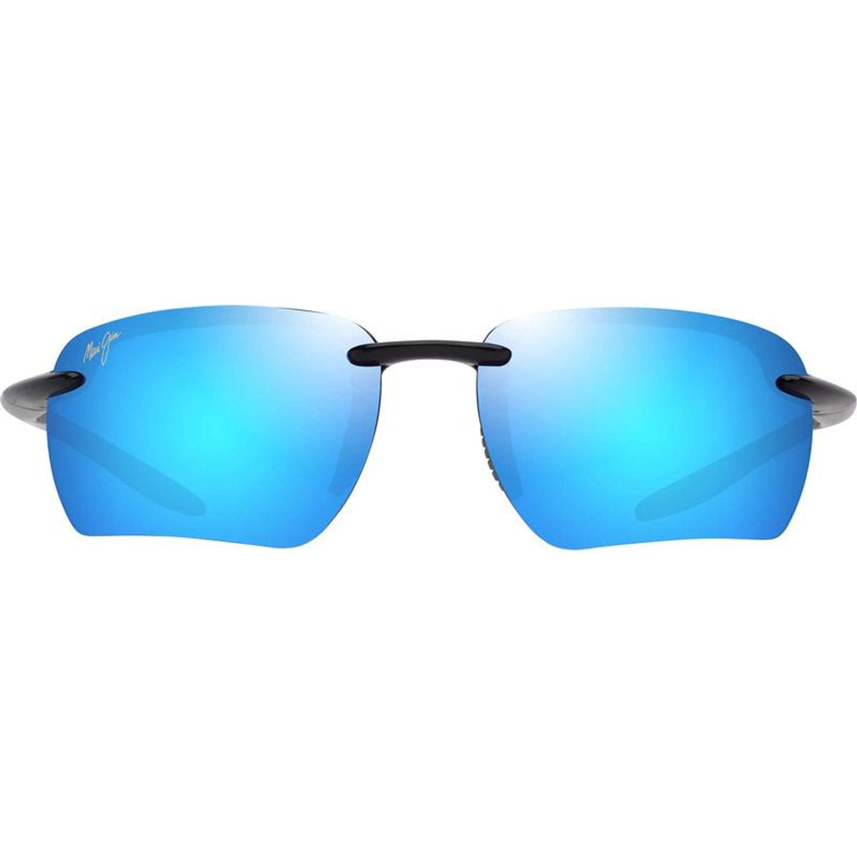 Ho'okipa Ultra G, Shiny Black and Grey/Blue Hawaii Polarised Lenses