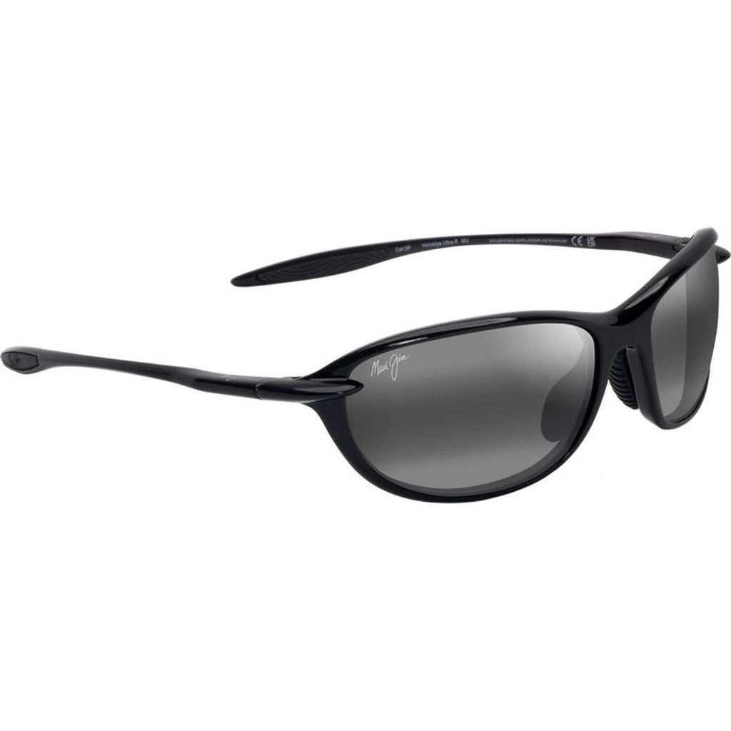 Ho'okipa Ultra R, Shiny Black/Neutral Grey Polarised Lenses