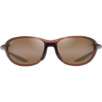 Ho'okipa Ultra R, Shiny Transparent Brown/HCL Bronze Polarised Lenses