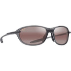 Ho'okipa Ultra R XS, Shiny Metal Transparent Grey/Maui Rose Polarised Lenses