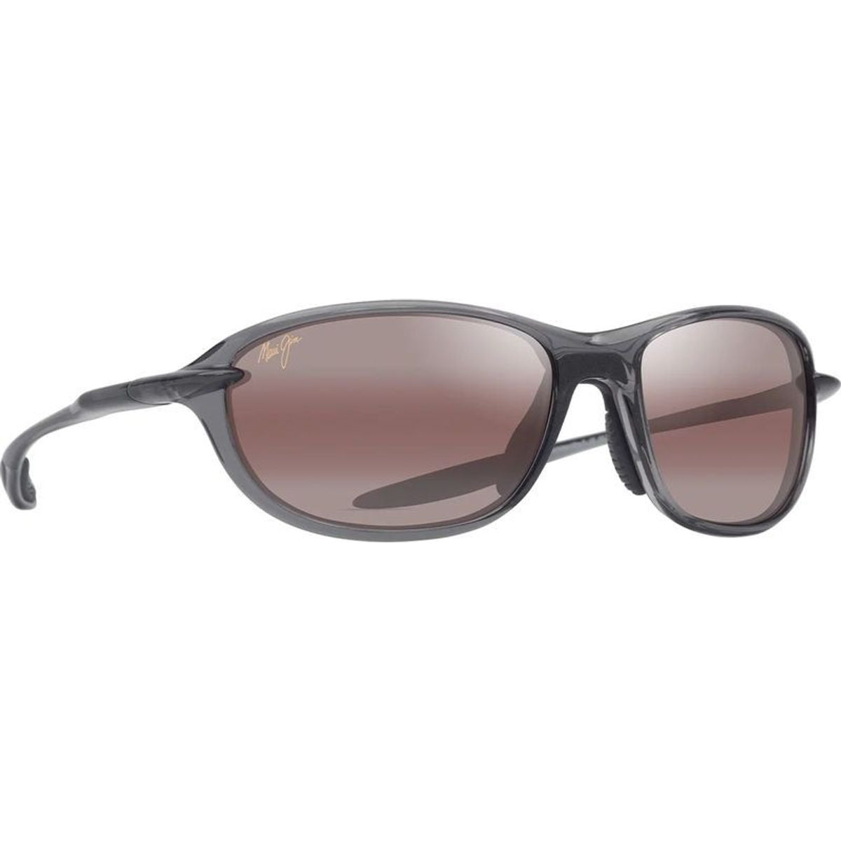 Ho'okipa Ultra R XS, Shiny Metal Transparent Grey/Maui Rose Polarised Lenses