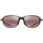 Ho'okipa Ultra R XS, Shiny Metal Transparent Grey/Maui Rose Polarised Lenses