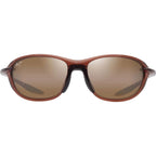 Ho'okipa Ultra R XS, Shiny Transparent Brown/HCL Bronze Polarised Lenses