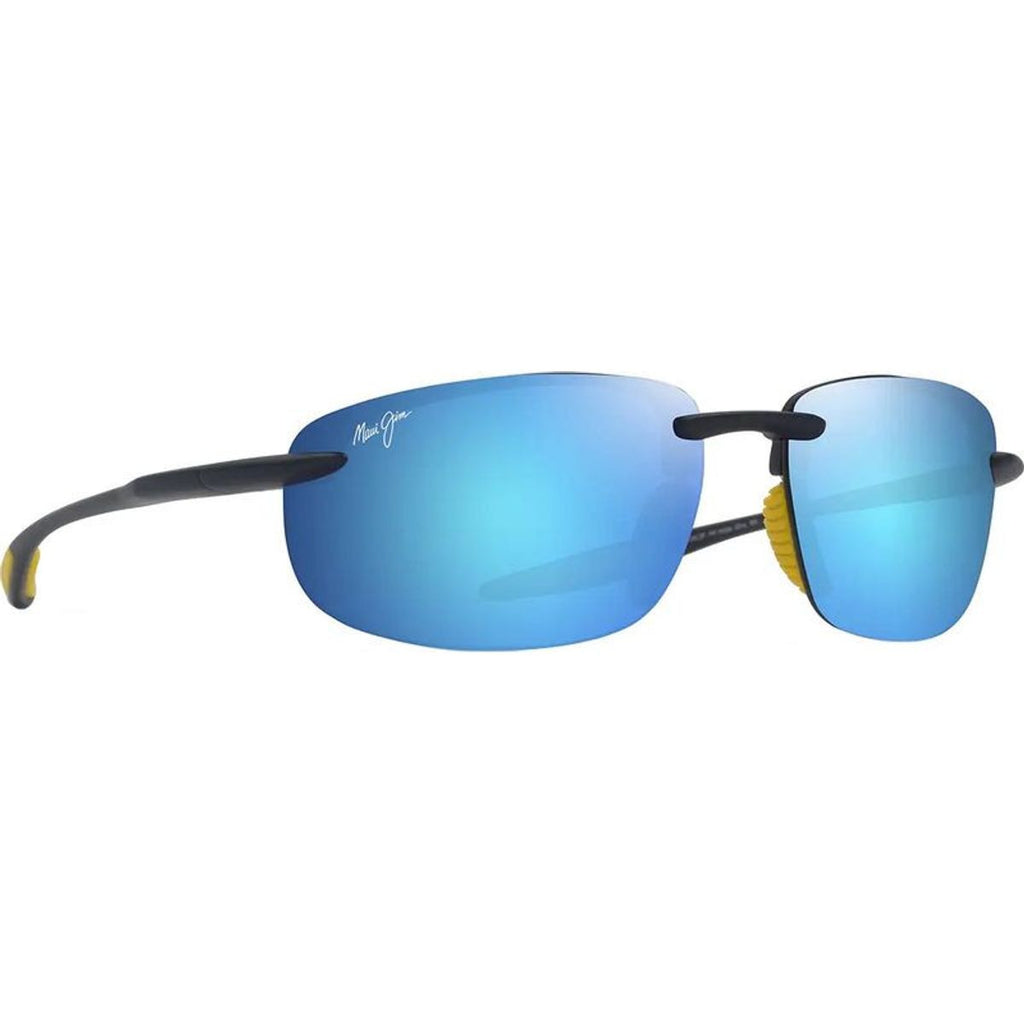 Ho'okipa Ultra, Matte Solid Dark Blue and Yellow/Blue Hawaii Polarised Lenses