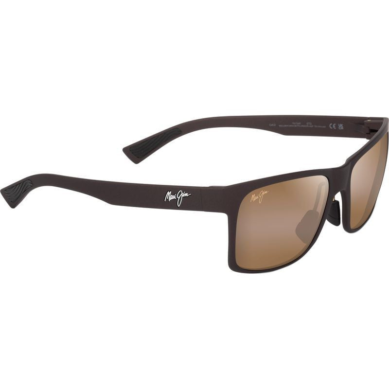 Ho'opili, Matte Metallic Brown/HCL Bronze Glass Polarised Lenses