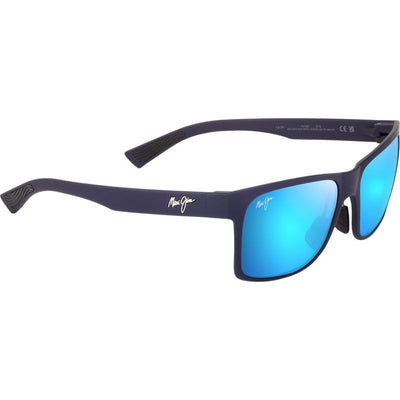Ho'opili, Matte Metallic Blue/Blue Hawaii Glass Polarised Lenses
