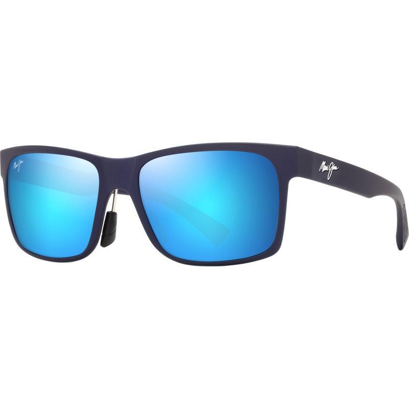 Ho'opili, Matte Metallic Blue/Blue Hawaii Glass Polarised Lenses