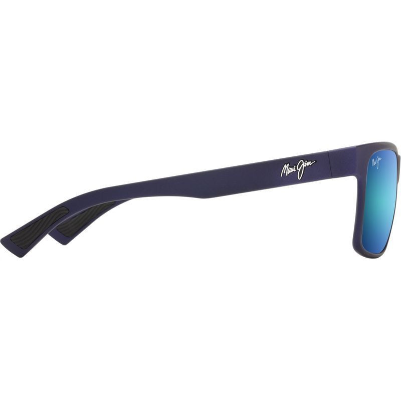 Ho'opili, Matte Metallic Blue/Blue Hawaii Glass Polarised Lenses