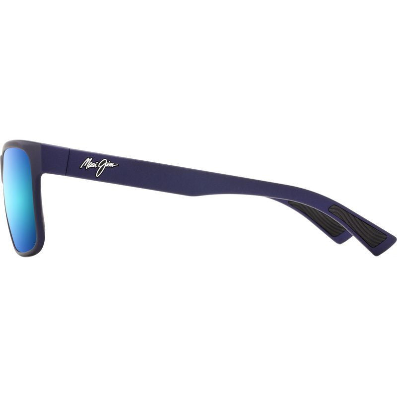 Ho'opili, Matte Metallic Blue/Blue Hawaii Glass Polarised Lenses