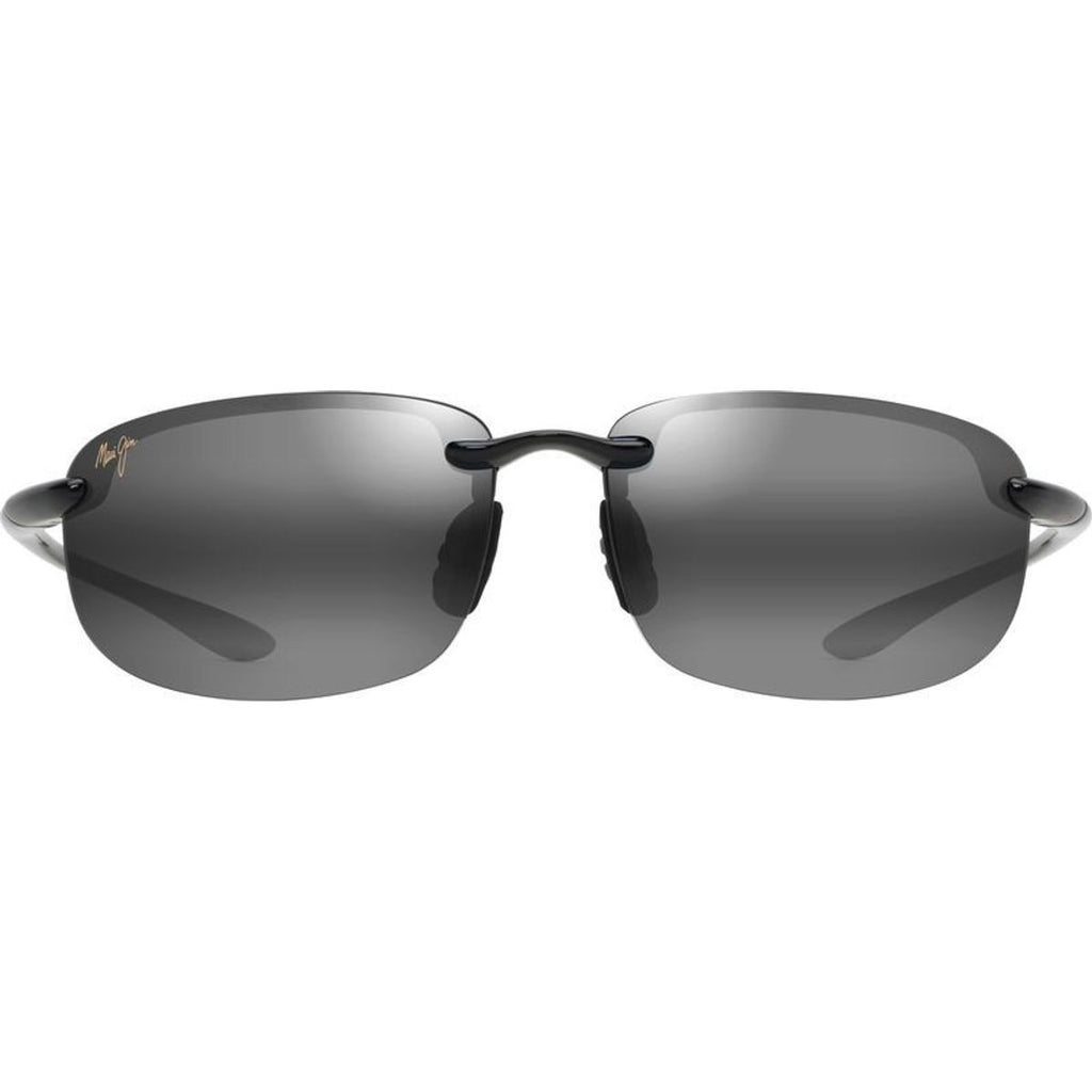 Maui Jim Hookipa Gloss Black Neutral Grey Front