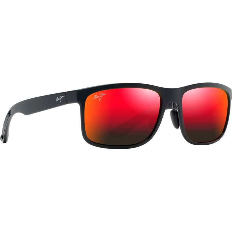 Huelo, Matte Black/Hawaii Lava Polarised Lenses