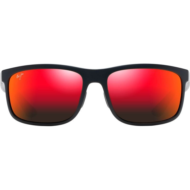 Huelo, Matte Black/Hawaii Lava Polarised Lenses