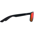 Huelo, Matte Black/Hawaii Lava Polarised Lenses