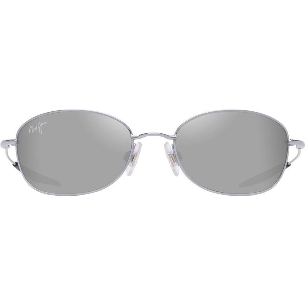 Huia, Shiny Silver/Hawaii Seashine Silver Mirror Polarised Lenses