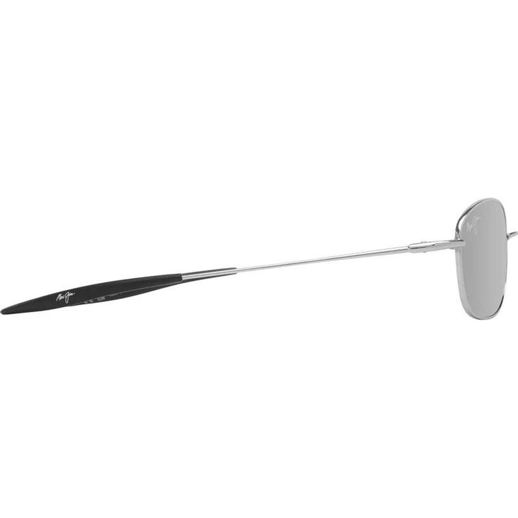Huia, Shiny Silver/Hawaii Seashine Silver Mirror Polarised Lenses