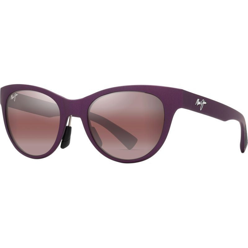 Hulahe, Matte Metallic Violet/Maui Rose Glass Polarised Lenses