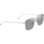 Kahako, Matte Silver/Hawaii Seashine Mirror Polarised Lenses