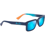 Kahiko, Matte Dark Blue/Blue Hawaii Polarised Lenses