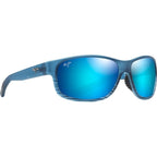 Kaiwi Channel, Blue Black Stripe/Blue Hawaii Glass Polarised Lenses