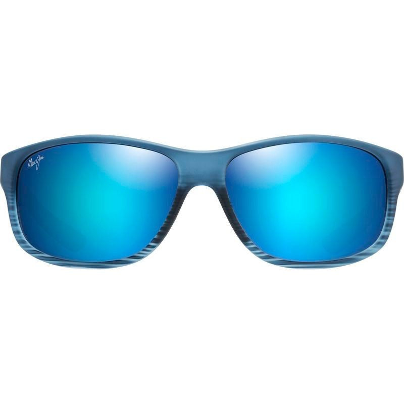 Kaiwi Channel, Blue Black Stripe/Blue Hawaii Glass Polarised Lenses