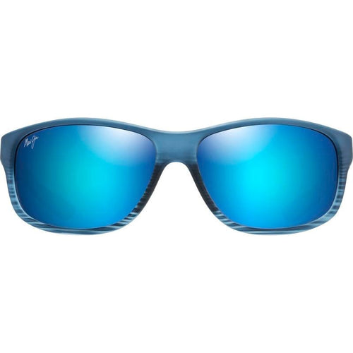 Kaiwi Channel, Blue Black Stripe/Blue Hawaii Glass Polarised Lenses