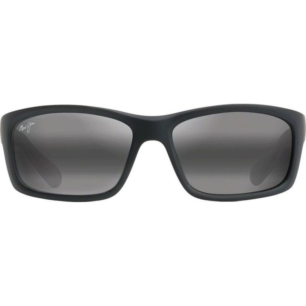 Kanaio Coast, Matte Black, White, Blue/Neutral Grey Glass Polarised Lenses