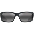 Kanaio Coast, Matte Black, White, Blue/Neutral Grey Glass Polarised Lenses