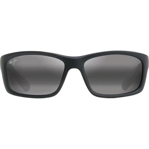Kanaio Coast, Matte Black, White, Blue/Neutral Grey Glass Polarised Lenses