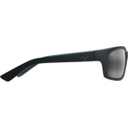 Kanaio Coast, Matte Black, White, Blue/Neutral Grey Glass Polarised Lenses