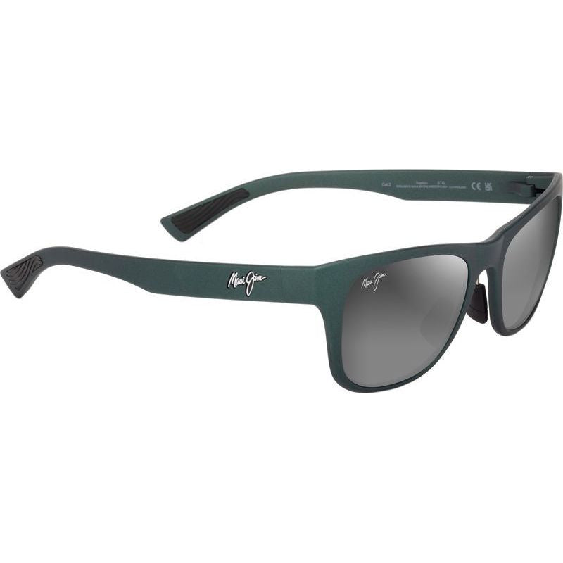 Kapeau, Matte Metallic Green/Neutral Grey Glass Polarised Lenses