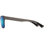 Kapeau, Matte Metallic Grey/Blue Hawaii Glass Polarised Lenses