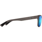 Kapeau, Matte Metallic Grey/Blue Hawaii Glass Polarised Lenses