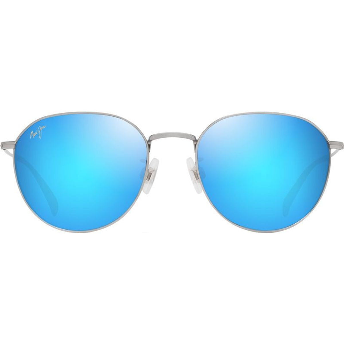 Kauwela, Shiny Silver/Blue Hawaii Polarised Lenses
