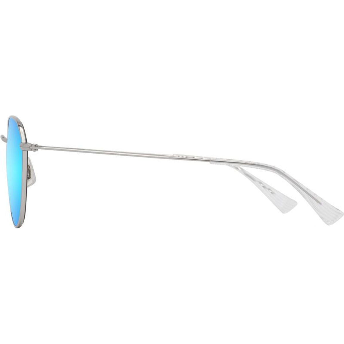 Kauwela, Shiny Silver/Blue Hawaii Polarised Lenses