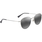 Kauwela, Shiny Silver/Neutral Grey Polarised Lenses
