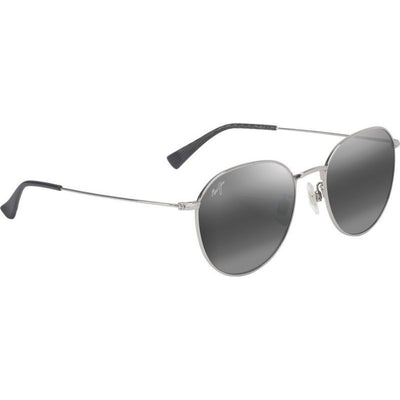Kauwela, Shiny Silver/Neutral Grey Polarised Lenses