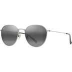 Kauwela, Shiny Silver/Neutral Grey Polarised Lenses