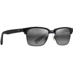 Kawika, Gloss Black and Antique Pewter/Neutral Grey Polarised Lenses
